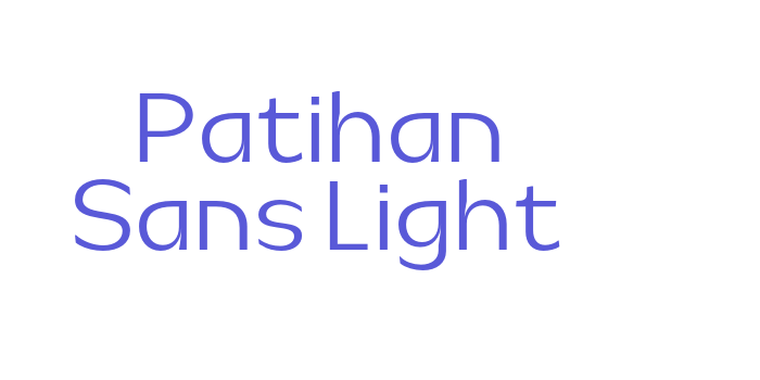 Patihan Sans Light Font Download