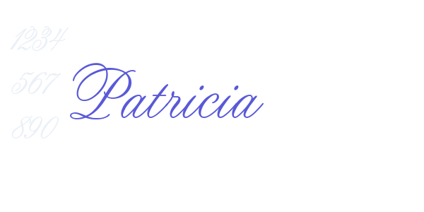 Patricia font