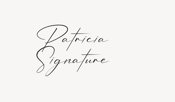 Patricia Signature Font