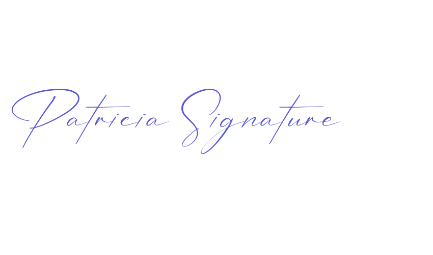 Patricia Signature Font Download