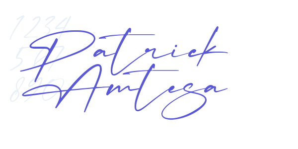 Patrick Amtesa font free