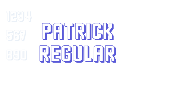 Patrick Regular font free