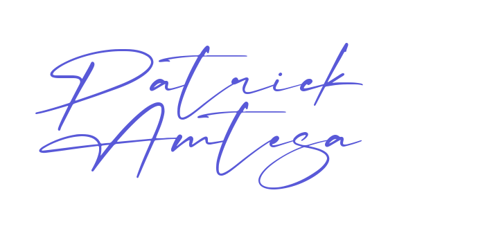 Patrick Amtesa Font Download