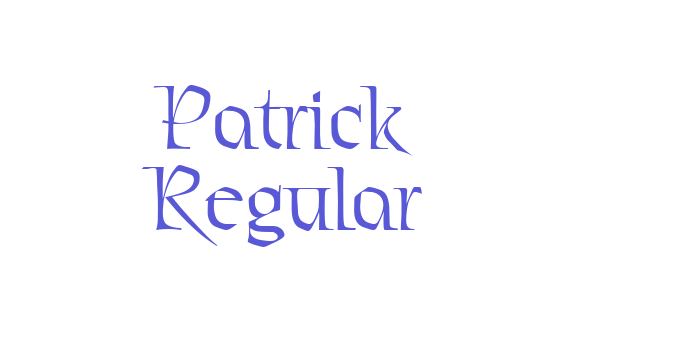 Patrick Regular Font Download