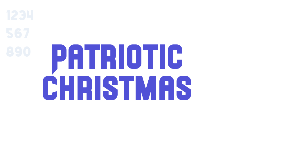 Patriotic Christmas-font-download