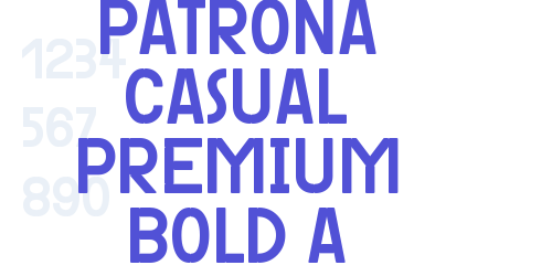 Patrona Casual Premium Bold A-font-download