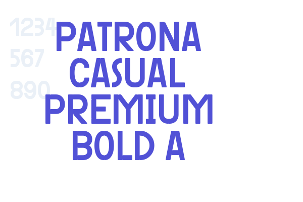 Patrona Casual Premium Bold A