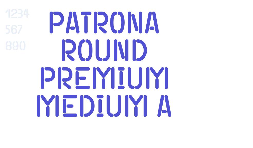 Patrona Round Premium Medium A-font-download