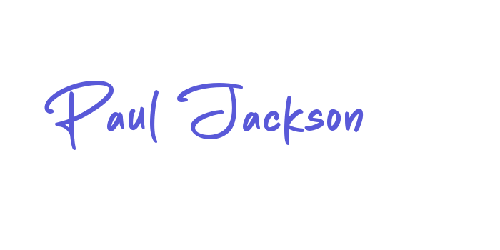 Paul Jackson Font Download