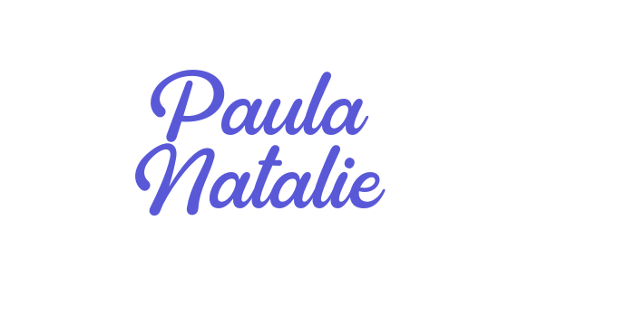 Paula Natalie Font Download