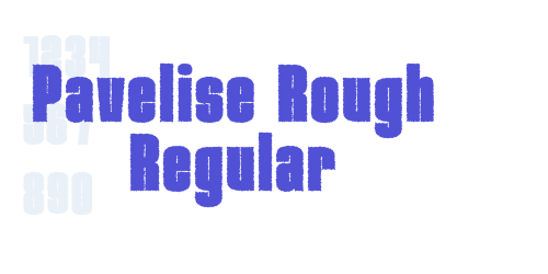 Pavelise Rough Regular-font-download