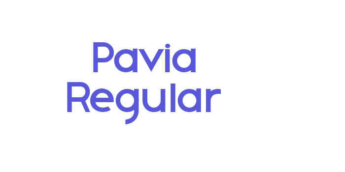 Pavia Regular Font Download