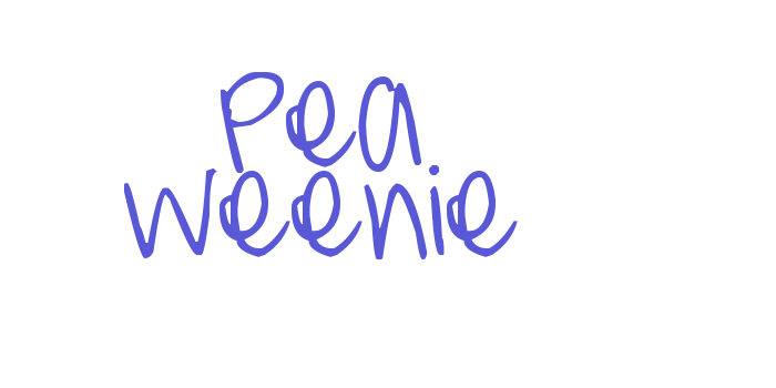 Pea Weenie Font Download