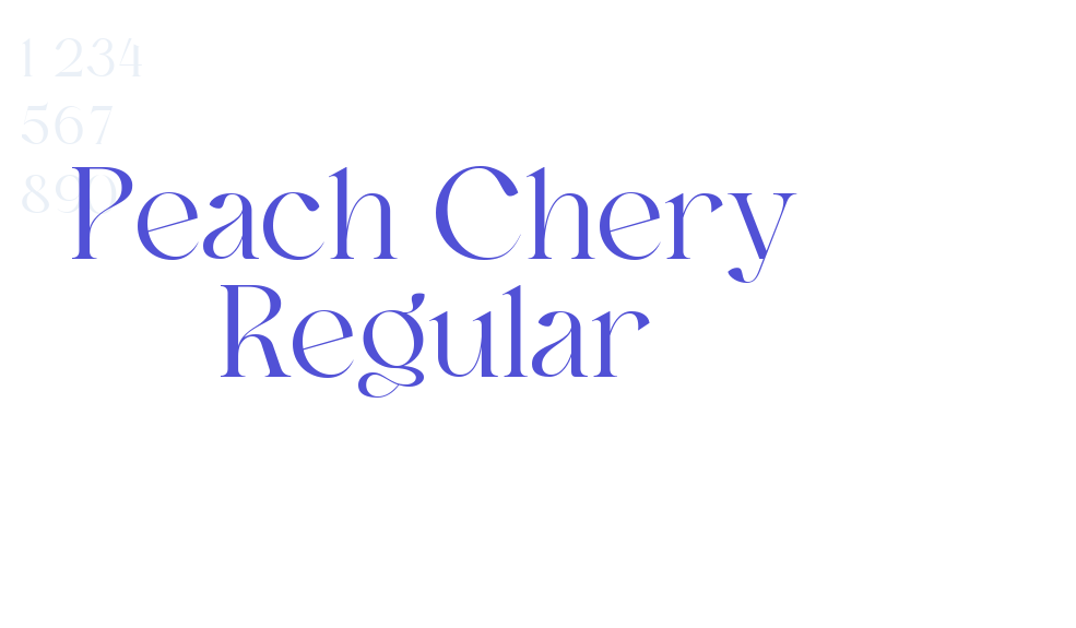 Peach Chery Regular-font-download