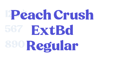 Peach Crush ExtBd Regular-font-download