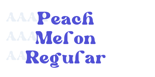 Peach Melon Regular-font-download
