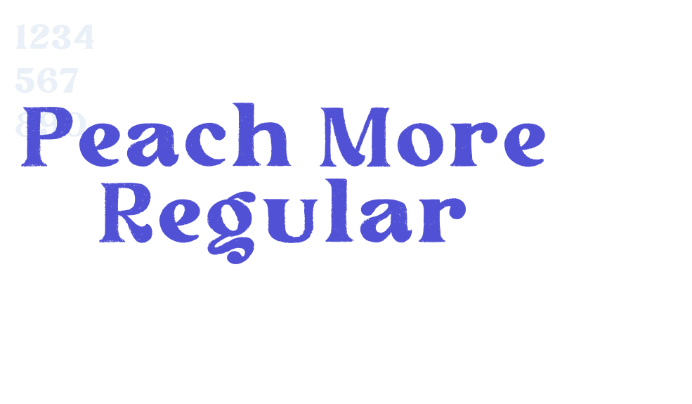 Peach More Regular-font-download