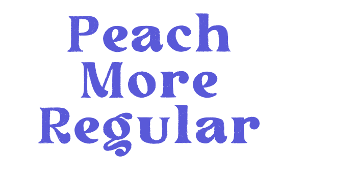 Peach More Regular Font