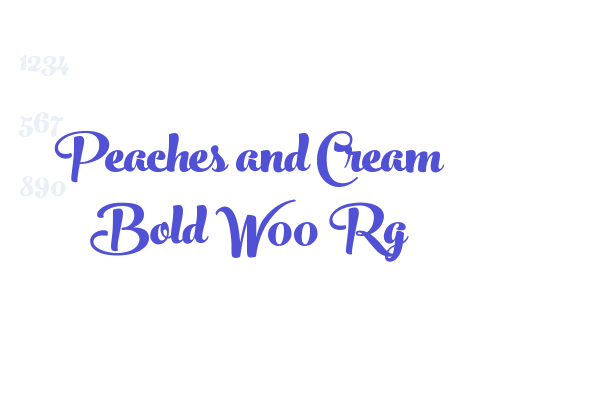 Peaches and Cream Bold W00 Rg