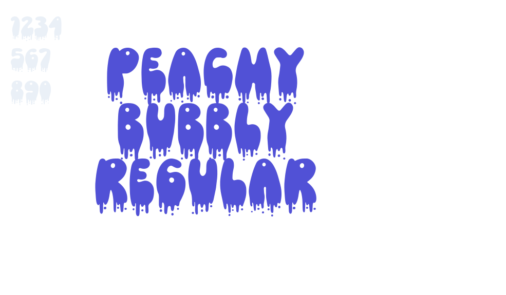 Peachy Bubbly Regular-font-download