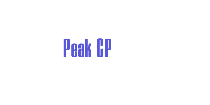 Peak CP Font Download