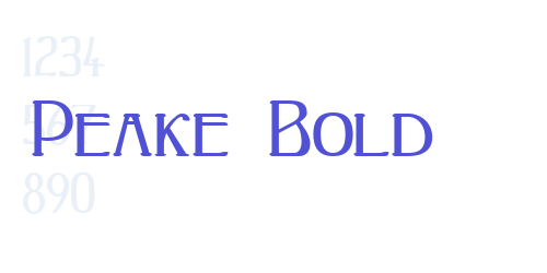 Peake Bold-font-download