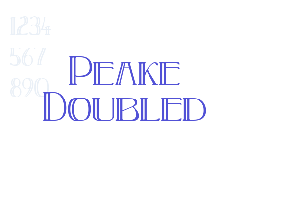 Peake Doubled
