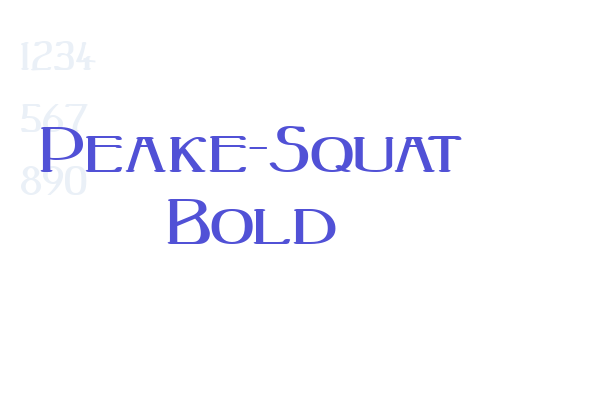 Peake-Squat Bold