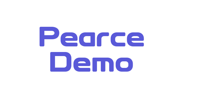 Pearce Demo Font Download