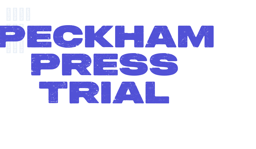 Peckham Press Trial-font-download