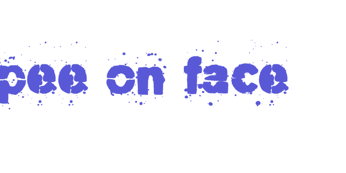 Pee_on_face Font Download