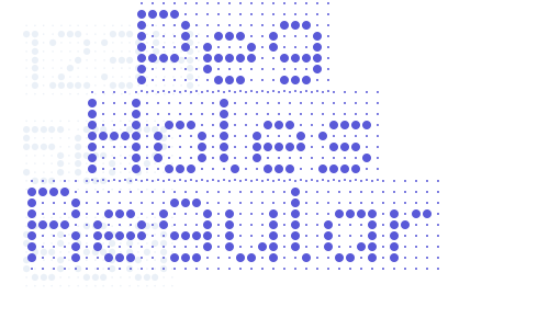 Peg Holes Regular Font