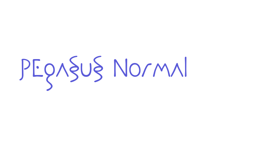 Pegasus Normal Font