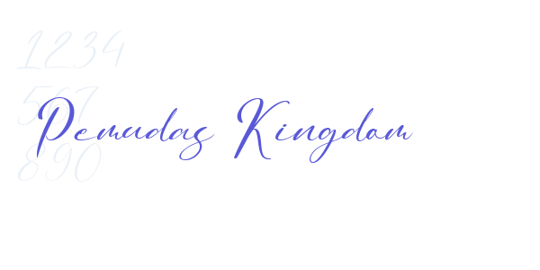 Pemudas Kingdom font