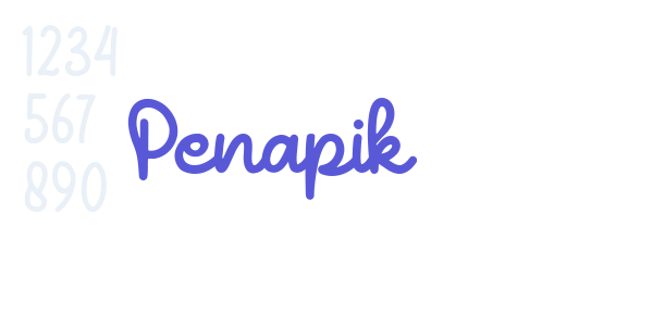 Penapik font free