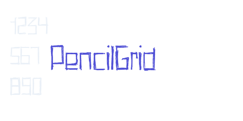 PencilGrid-font-download