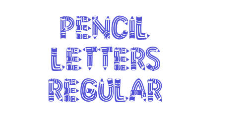 Pencil Letters Regular-font-download