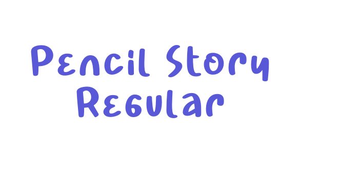 Pencil Story Regular Font Download