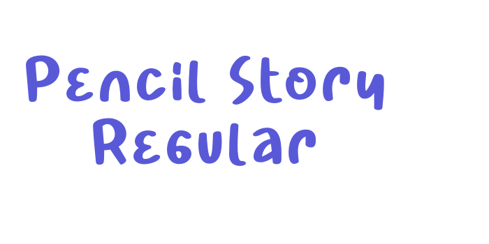 Pencil Story Regular Font