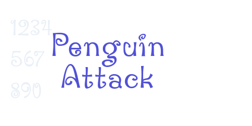 Penguin Attack-font-download