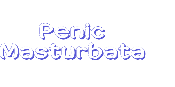 Penic Masturbata Font Download