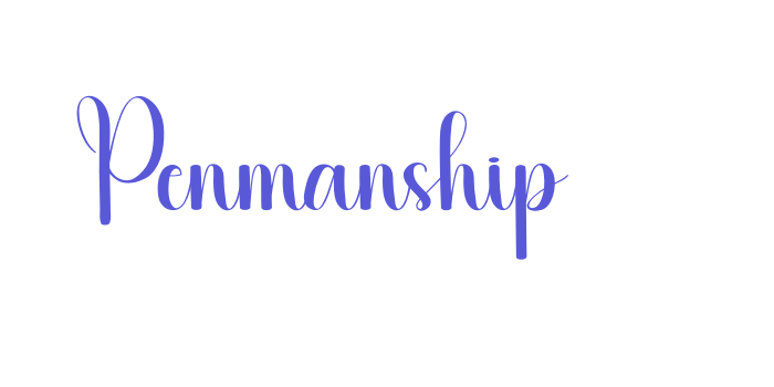 Penmanship Font Download