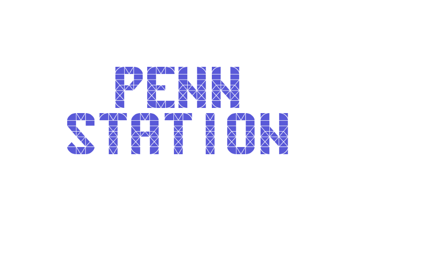 Penn Station Font