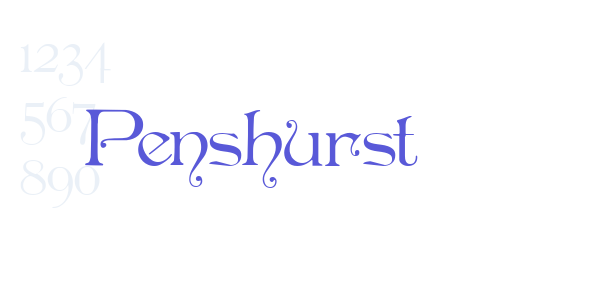 Penshurst font free