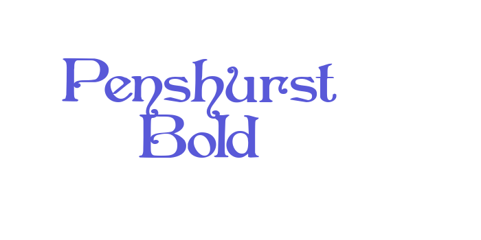 Penshurst Bold Font Download