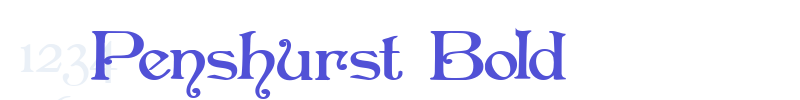 Penshurst Bold-font