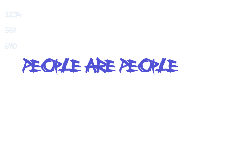 People Are People-font-download