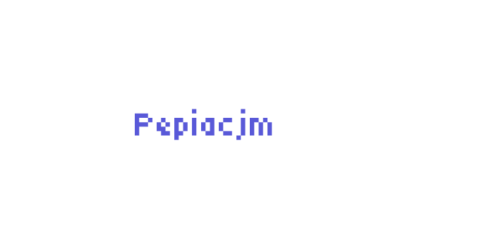 Pepiacjm Font