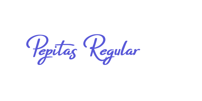 Pepitas Regular Font Download