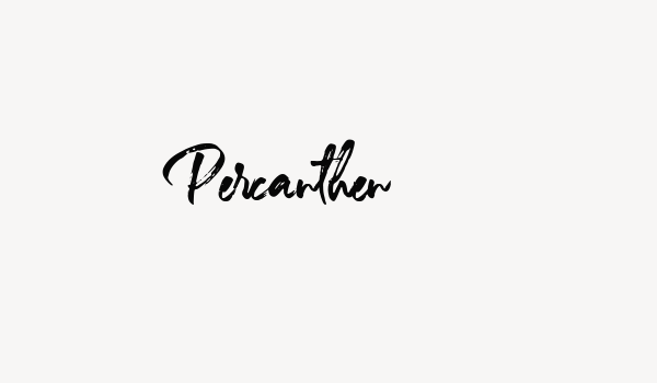 Percanthen Font